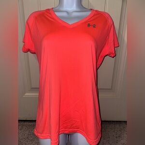 Under Armour HeatGear Women’s Coral V-Neck Workout Top